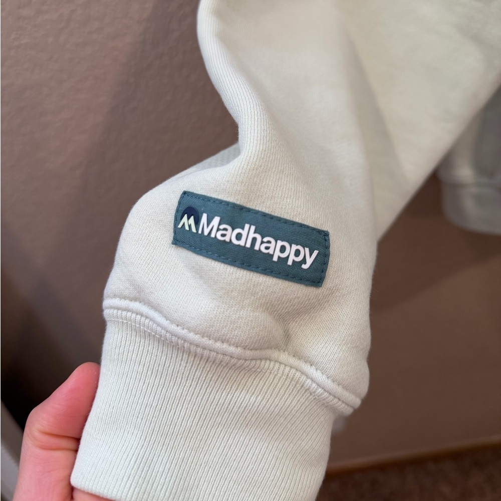LIKE NEW Madhappy Summer Outdoors Fleece Hoodie - Lime RARE - Picture 10 of 16